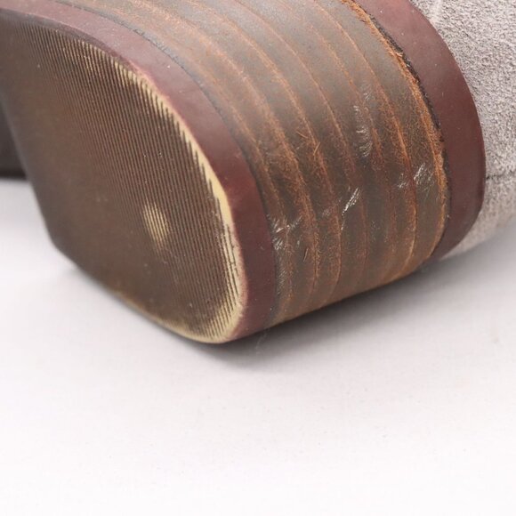 Lucky Brand Bustina Gray Slip On Ankle Boots Shoes Womens sz 9 Euro 39 Booties - Picture 15 of 16